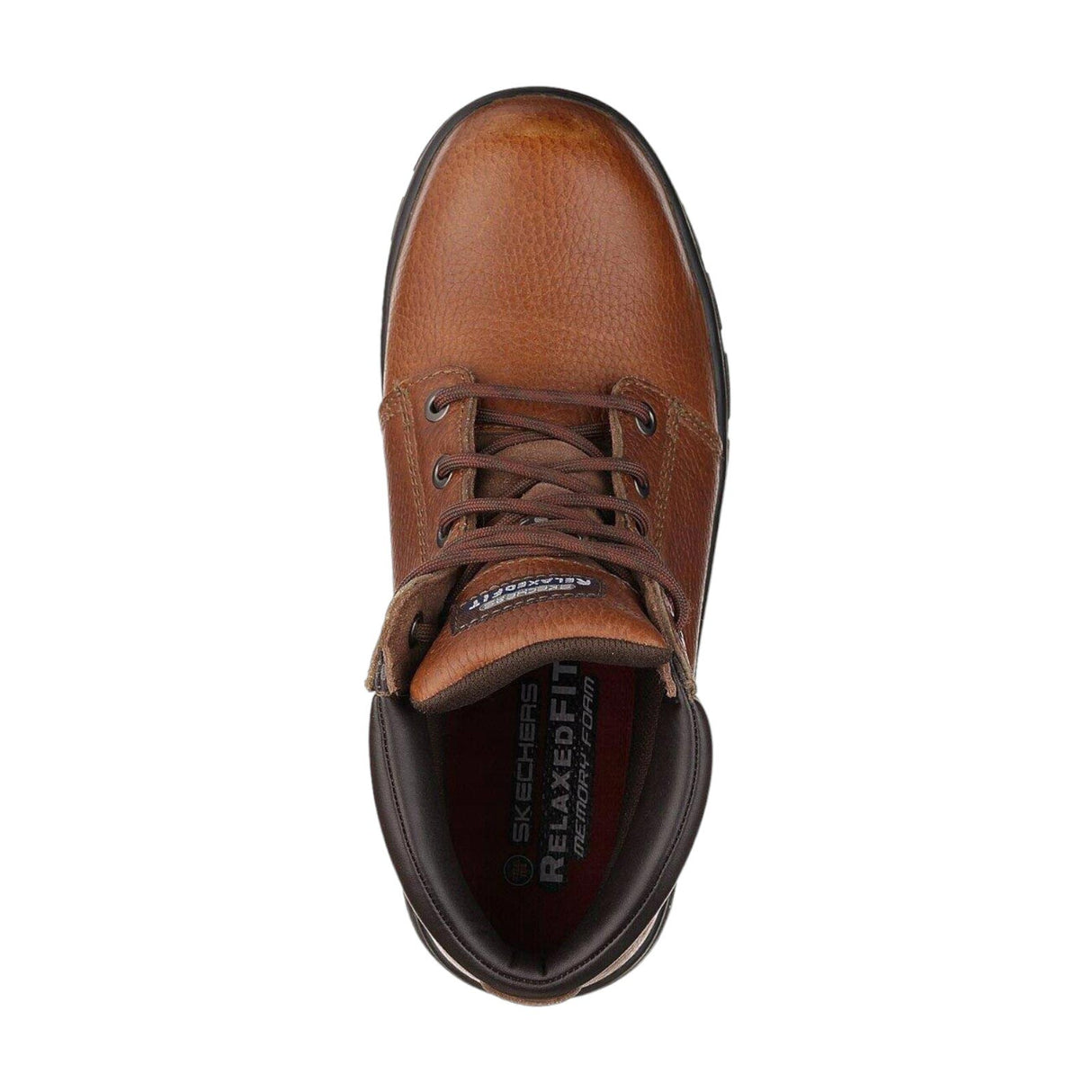 Skechers Mens Work Relax Fit Wrkshr Brwn