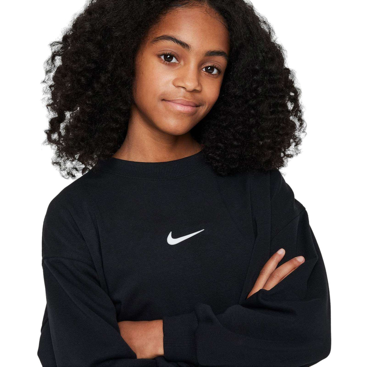 Nike G NSW DF FLC CREW DANCE BLACK