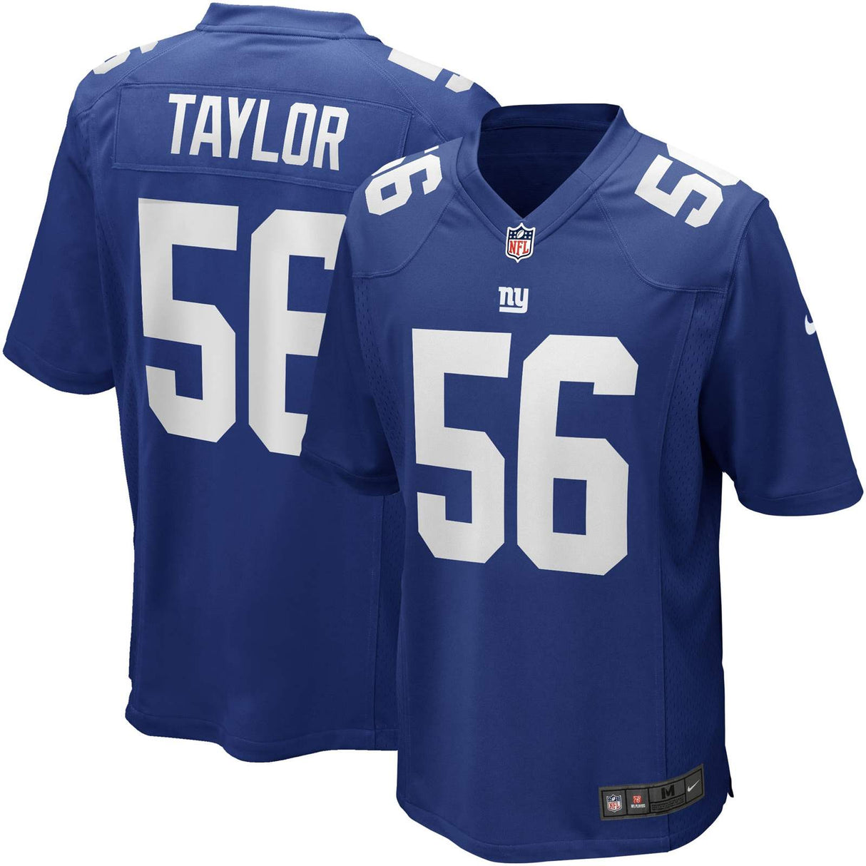 Nike Giants Taylor 56 Home Jersey Blue