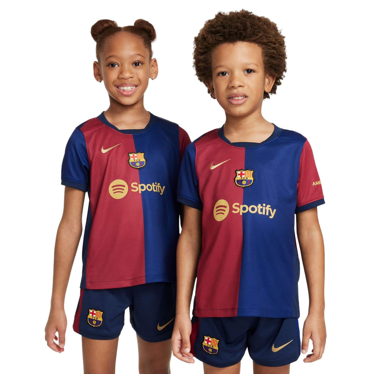 Nike FCB 24 Kids Home Kit Blue/Red