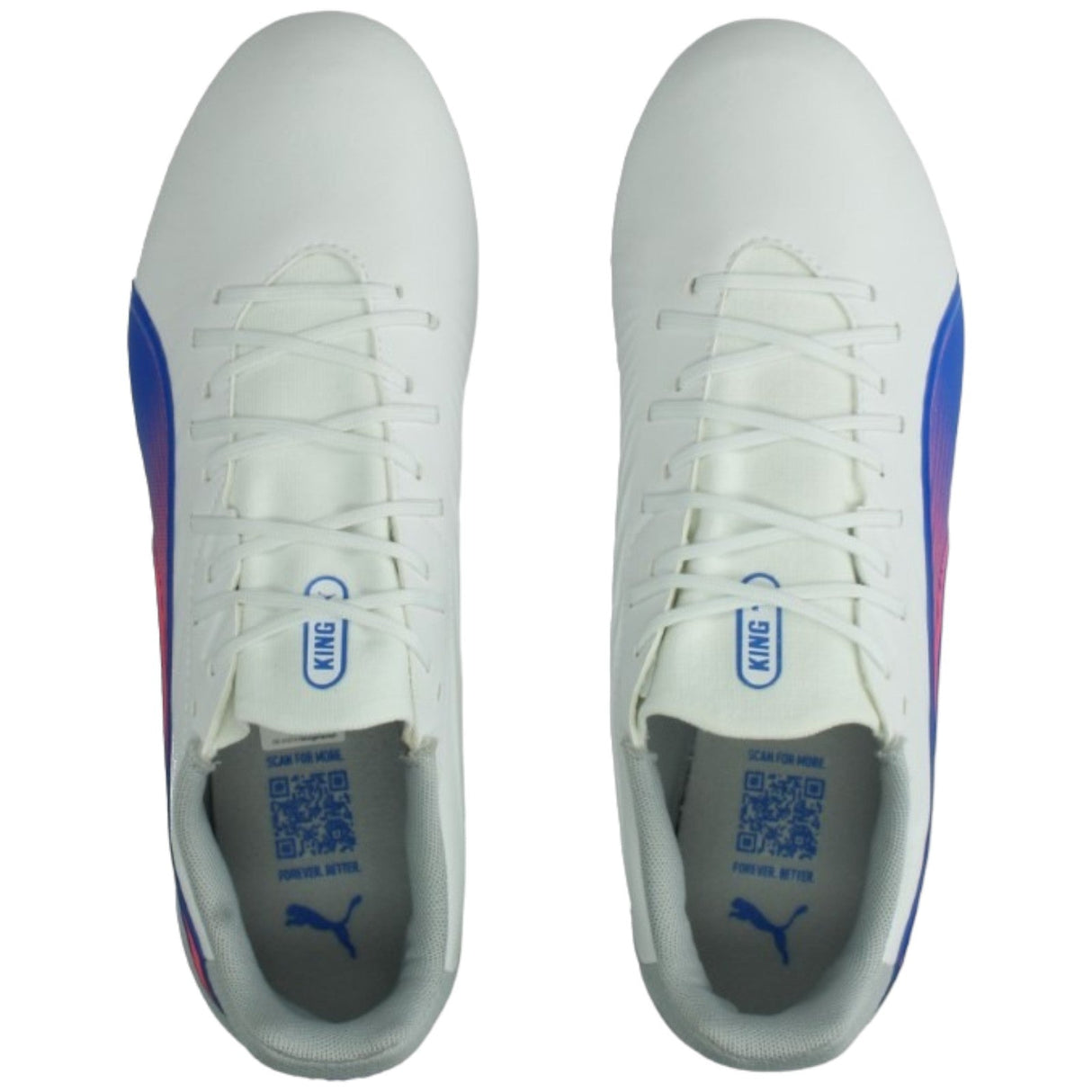 Puma King Match FG White