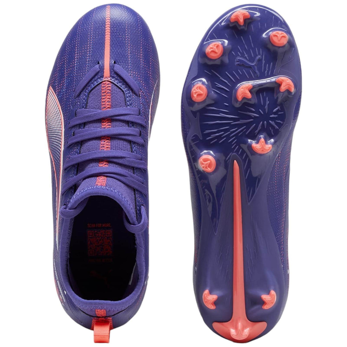 Puma Kids Ultra 5 Match FG Purple
