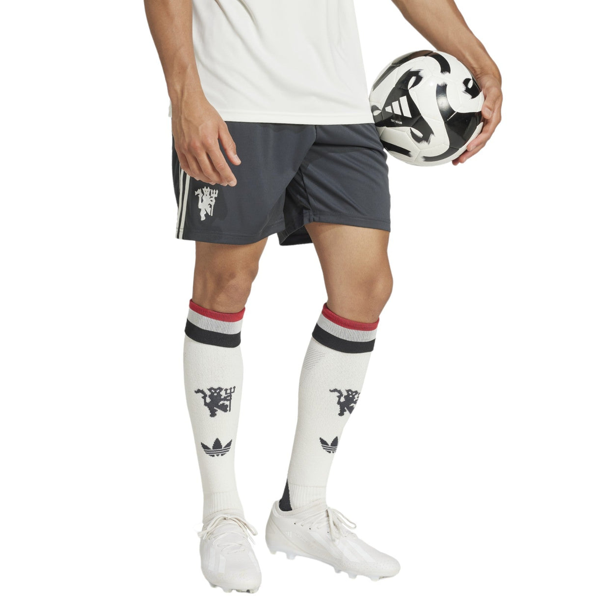 adidas Man Utd 24 Third Shorts Grey