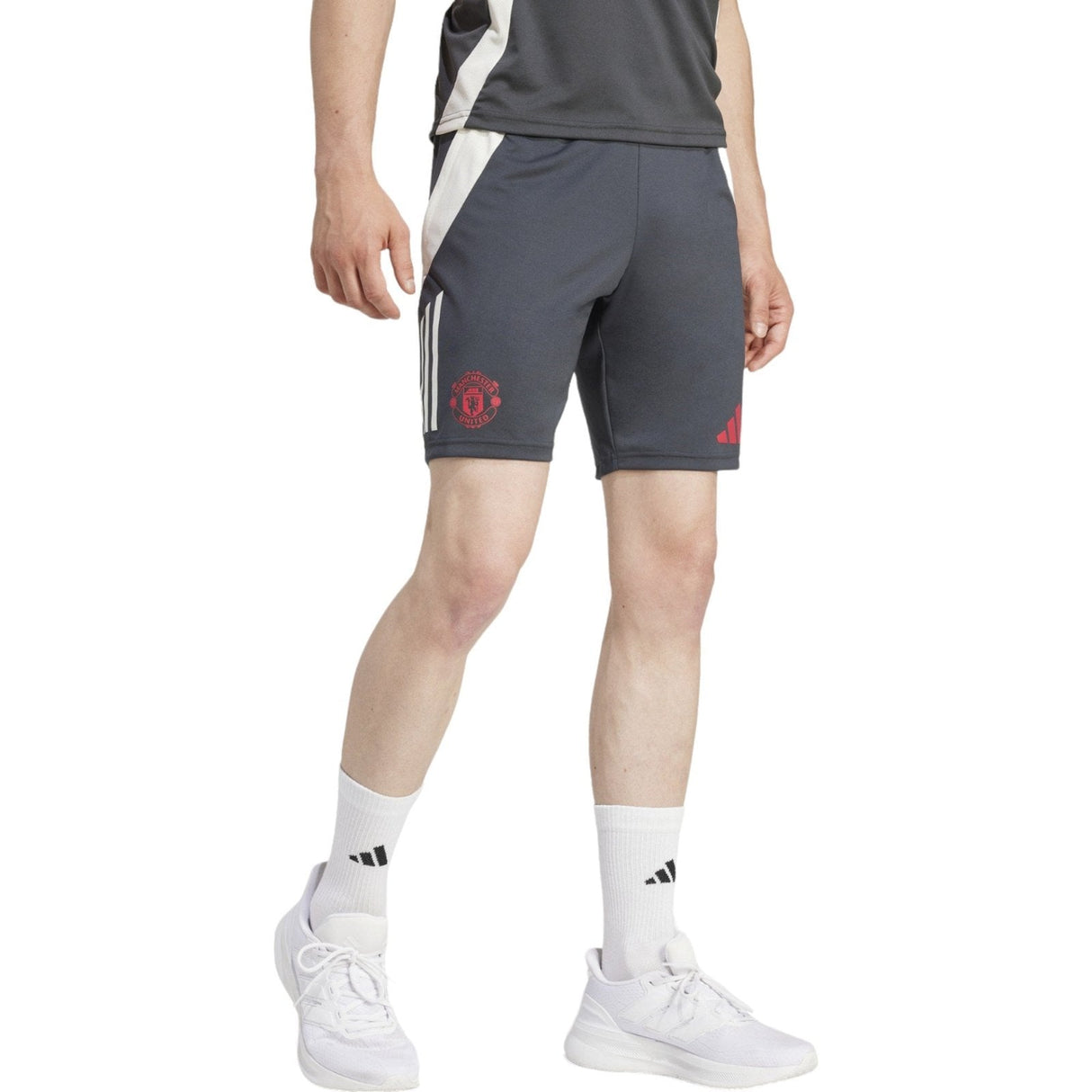 adidas Man Utd 24 EU Train Short Grey