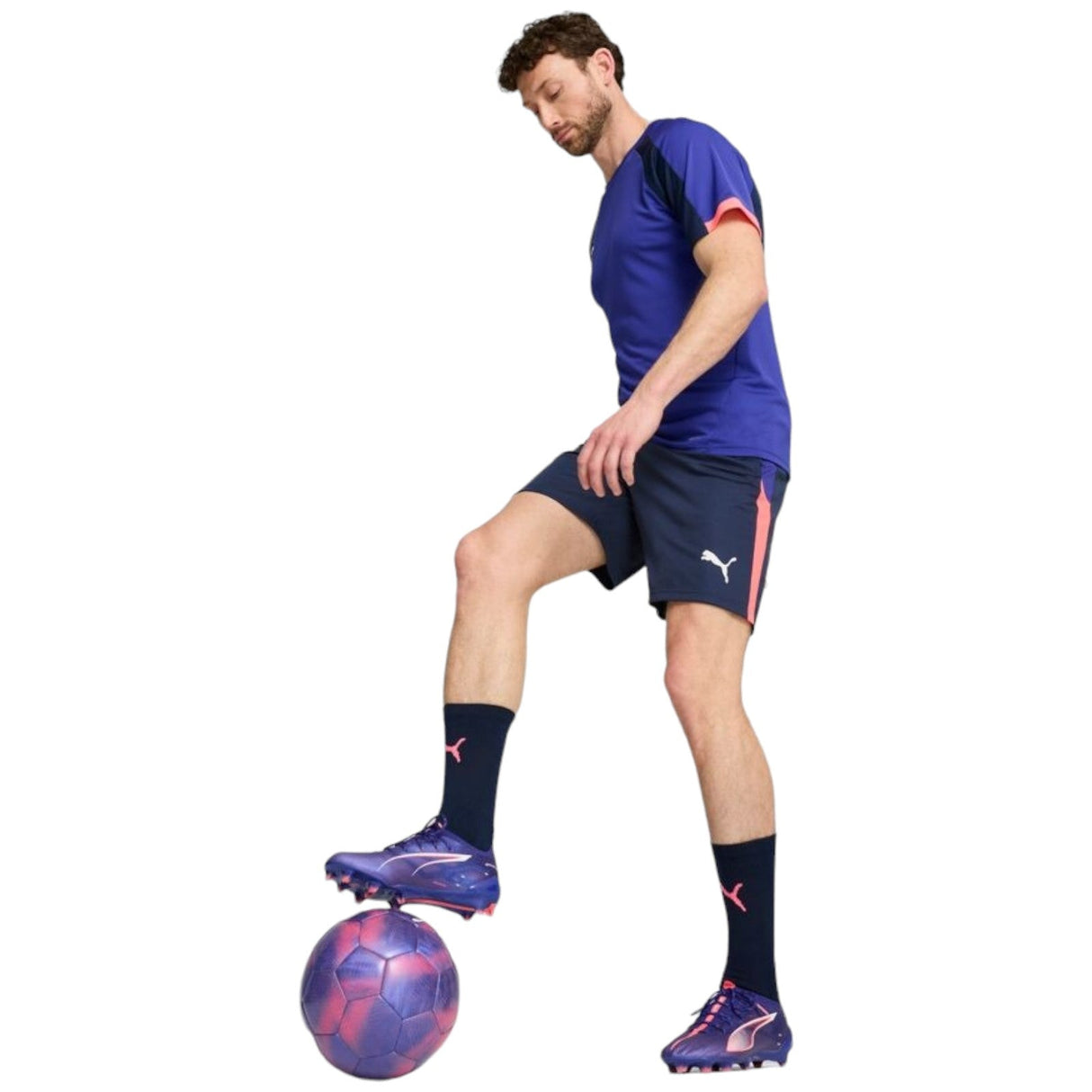 Puma Individual Liga Trn Mens Shorts Nvy