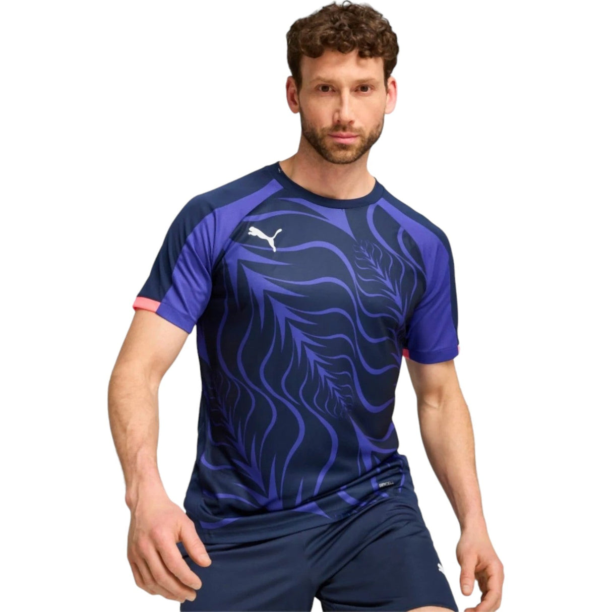 Puma Individual Liga Graphc Mens Jsy Nvy