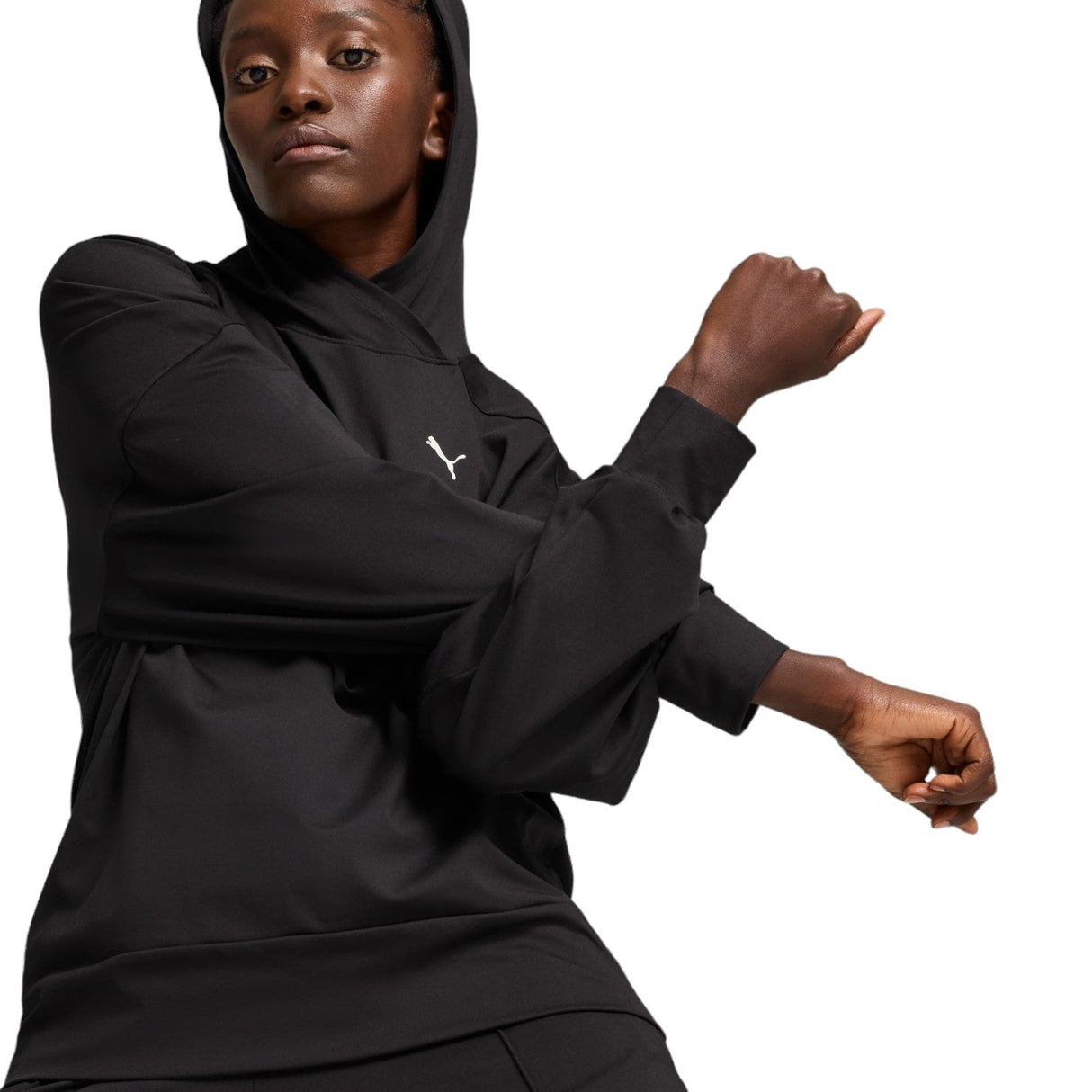 Puma Cloudspun Wmns Hoodie Reg Black