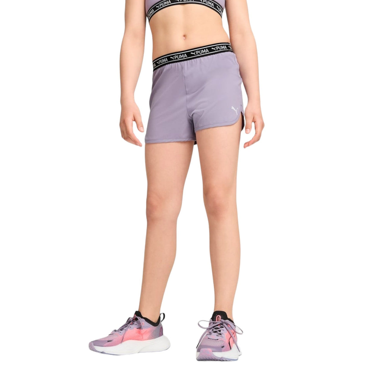 Pums Strong Woven Girls Short Purple