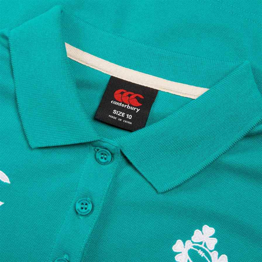 Canterbury IRFU 24 Team Wm Polo Shirt Gn