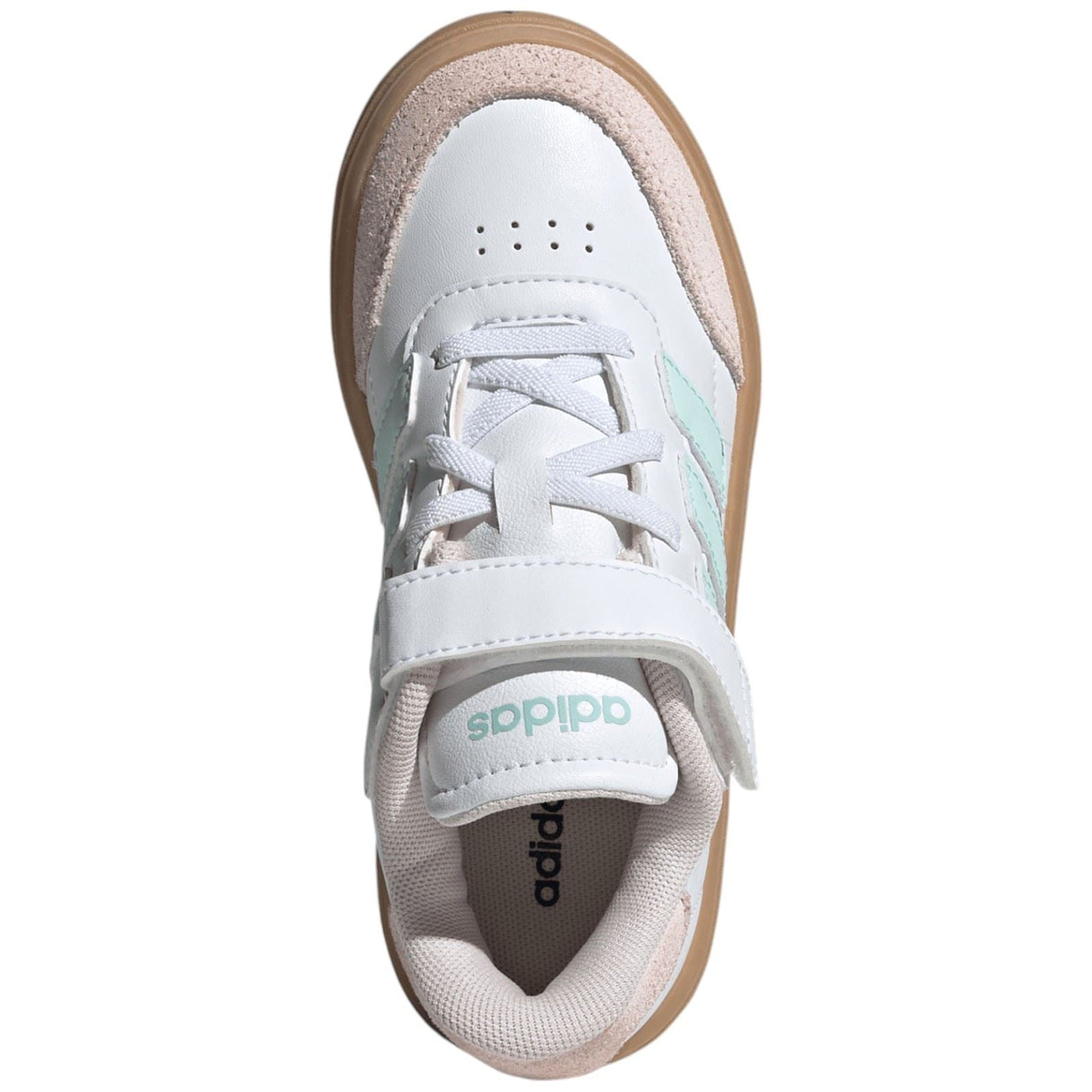 adidas Jnr Girls Courtblock EL C White