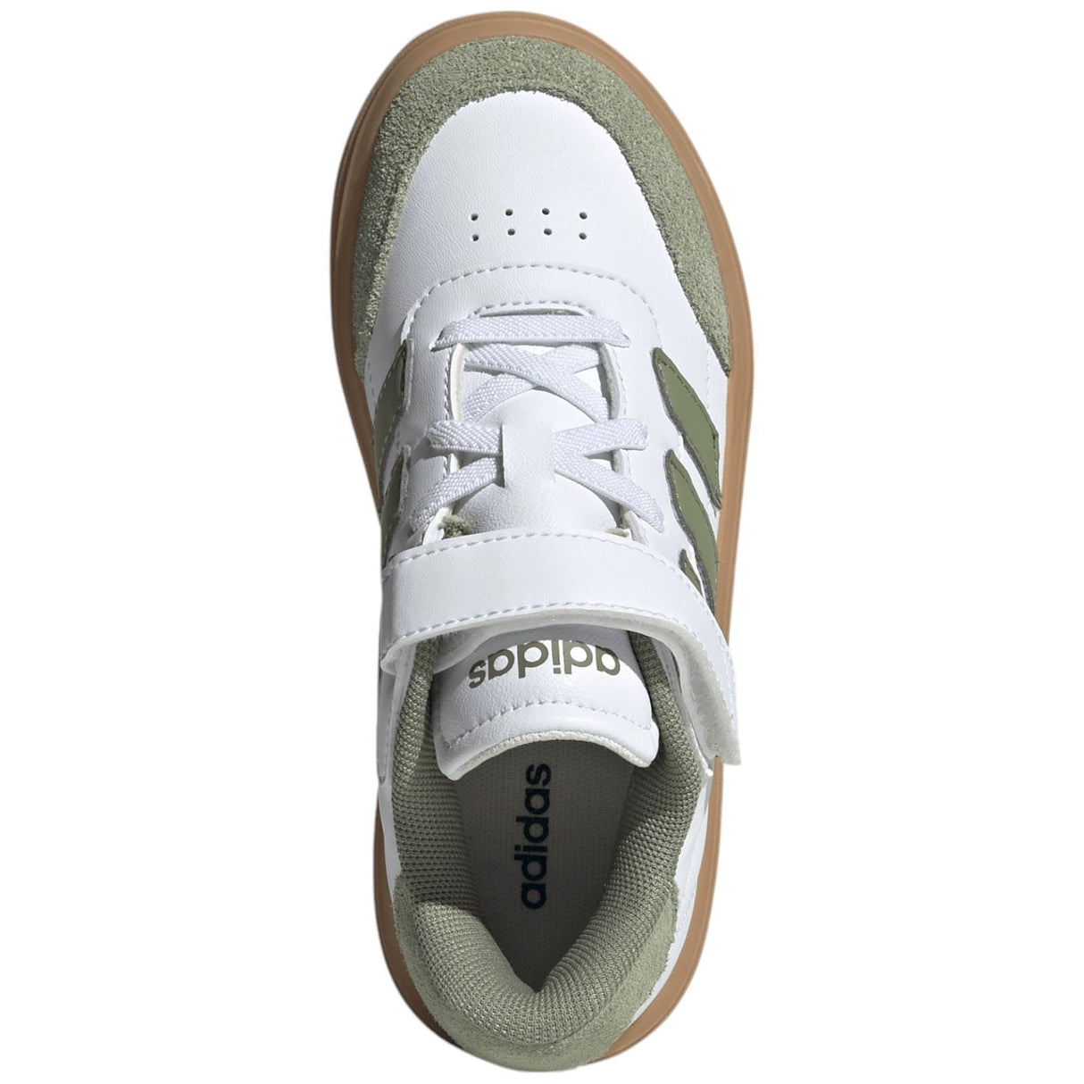 adidas Jnr Boys Courtblock EL C White