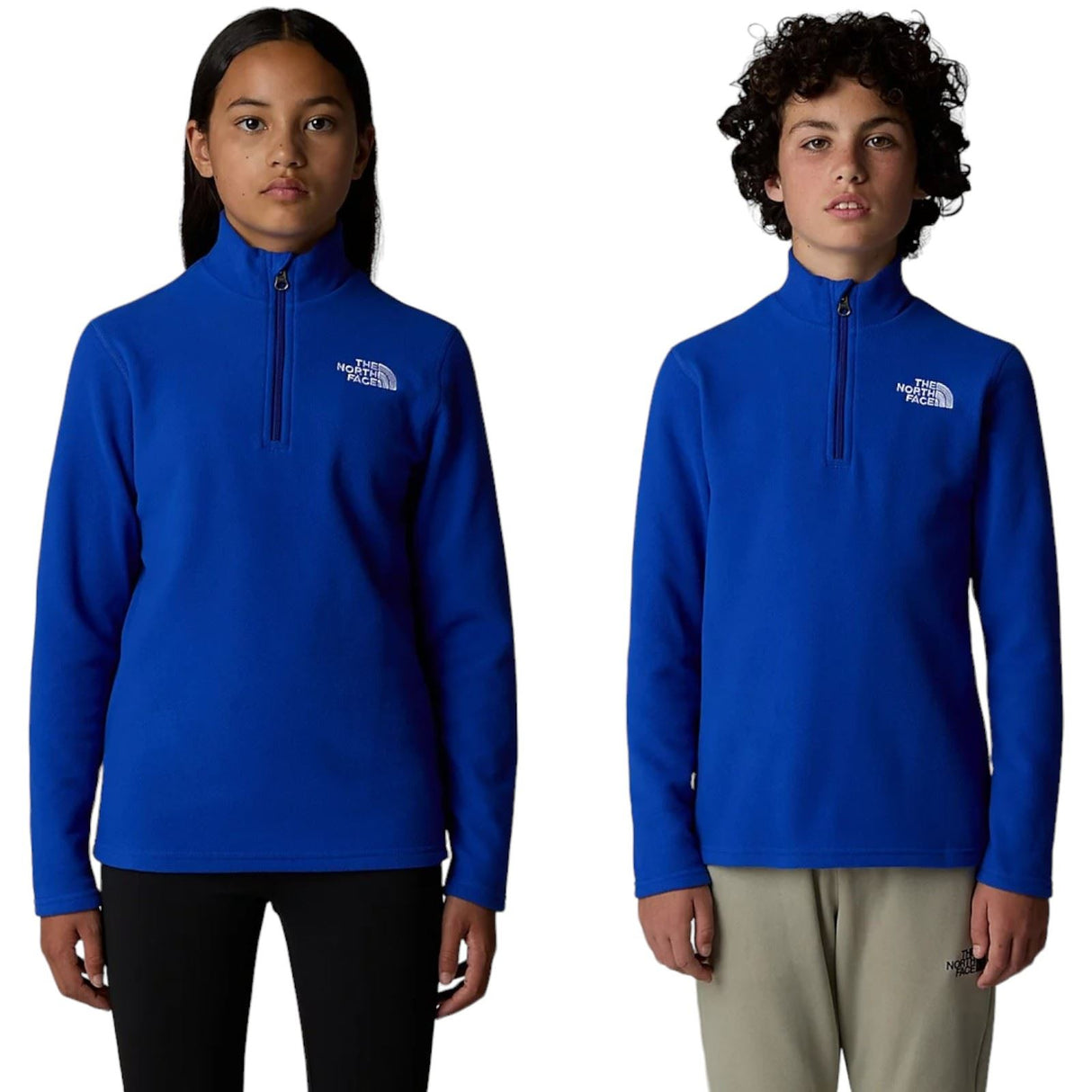 The Northface TEEN GLACIER QZ PO Blue