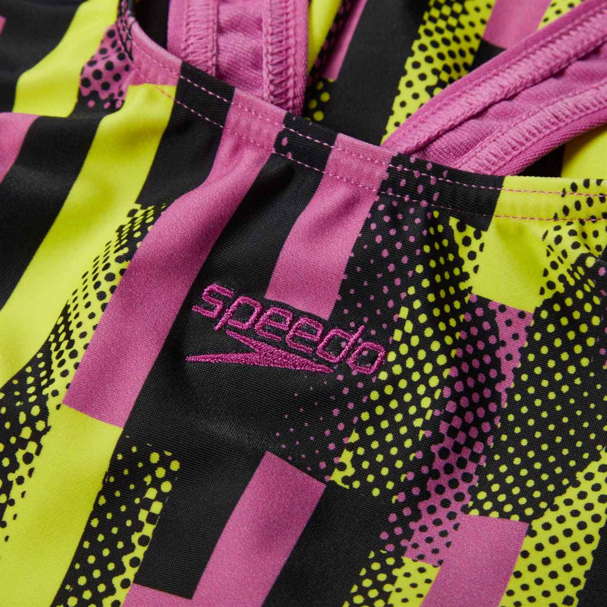 SPEEDO Girls Digital AO Splashback BLACK
