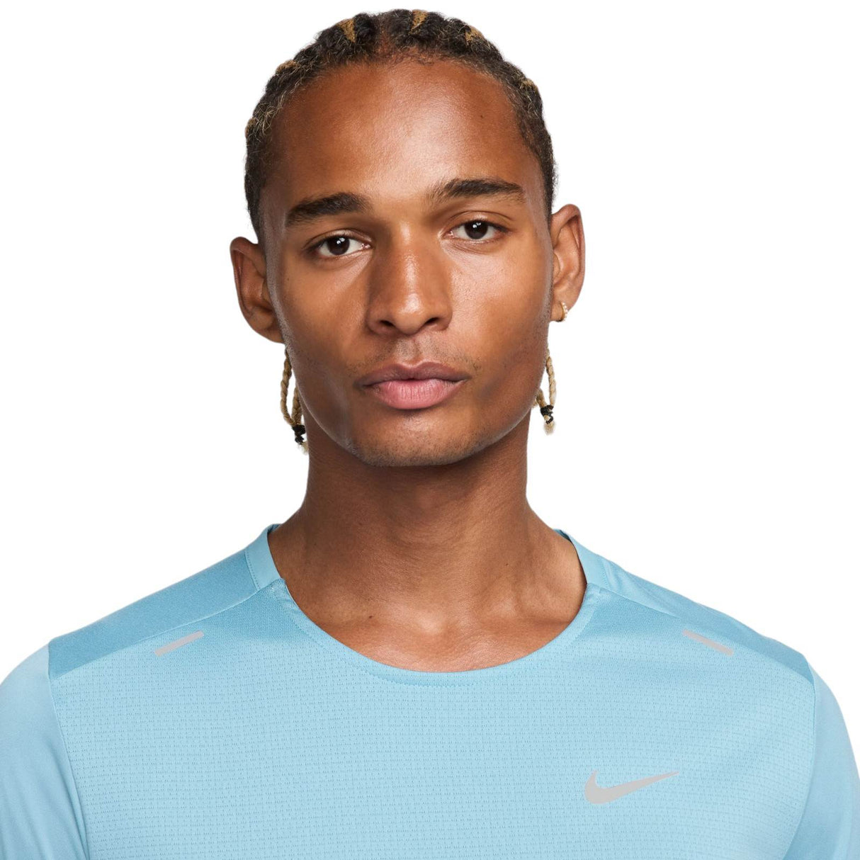 Nike Mens Dri-FIT Rise 365 TEE Blue