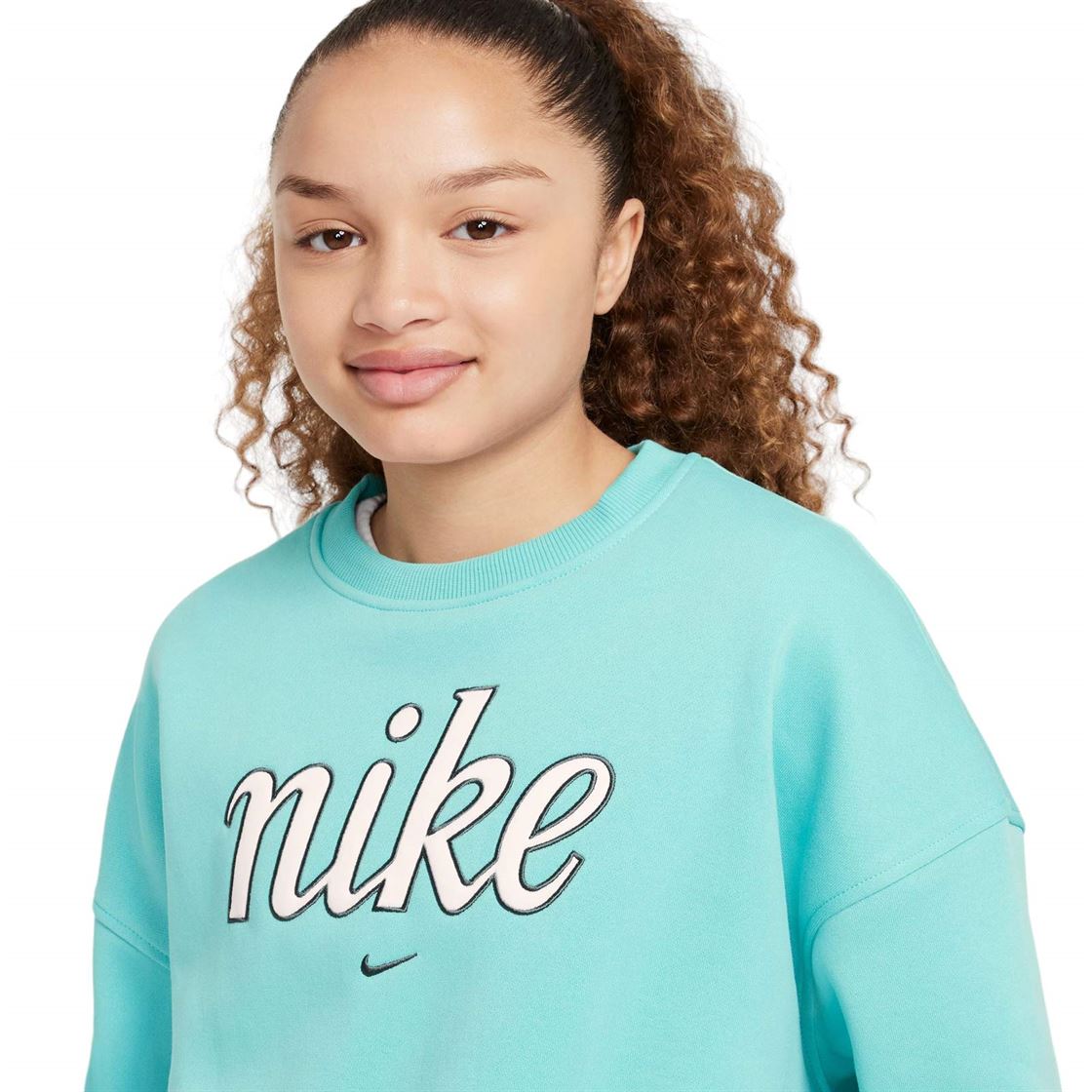NIKE GIRLS CLUB FLC BXY CRW GX STAR Gree