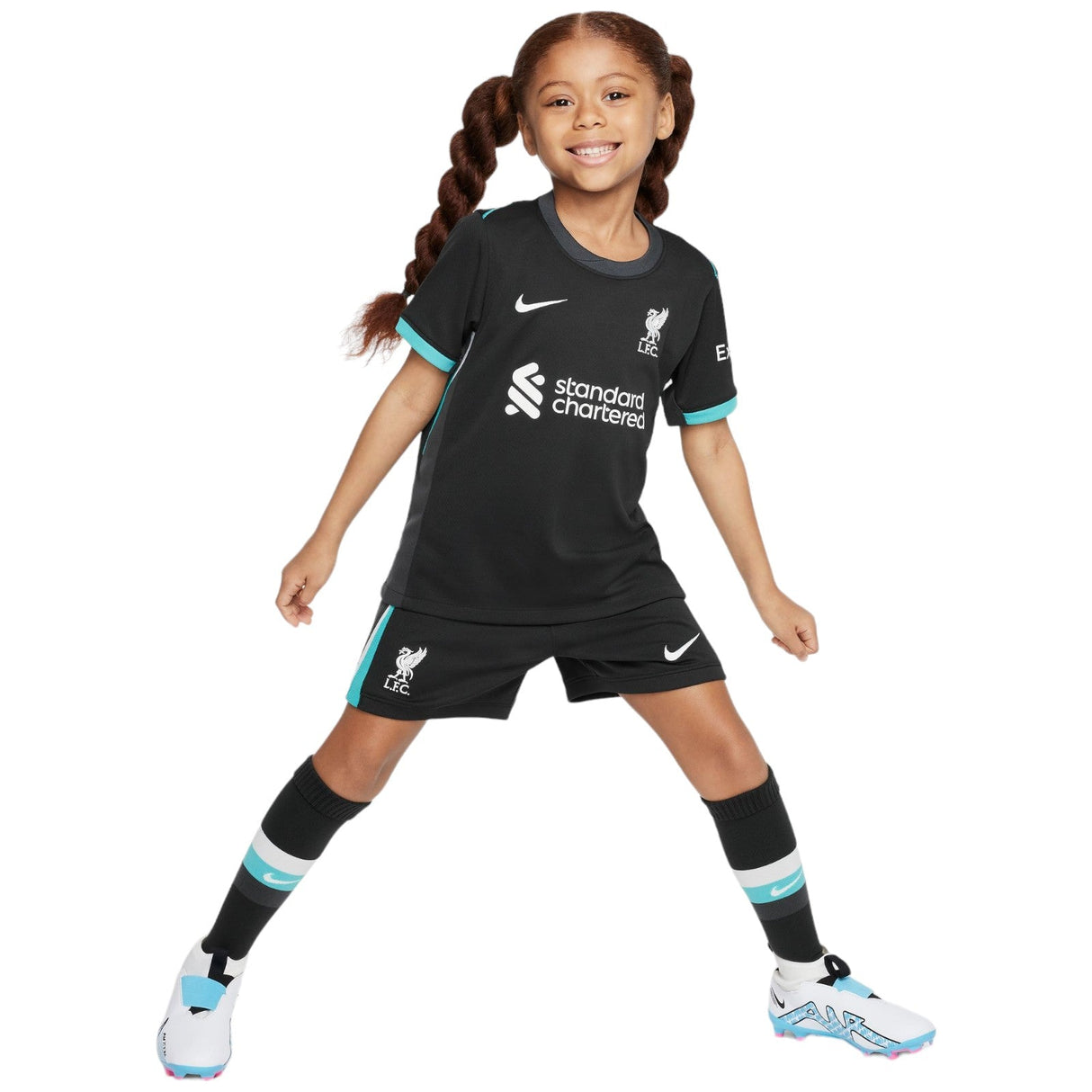 Nike LFC 24 Kids Away Kit Green