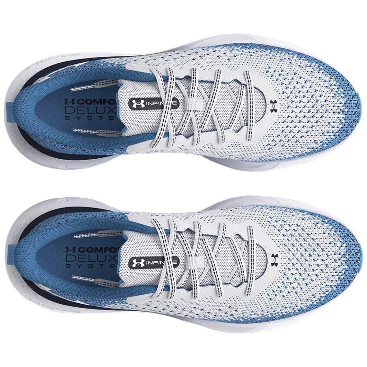 UA Infinite Mens White/Blue