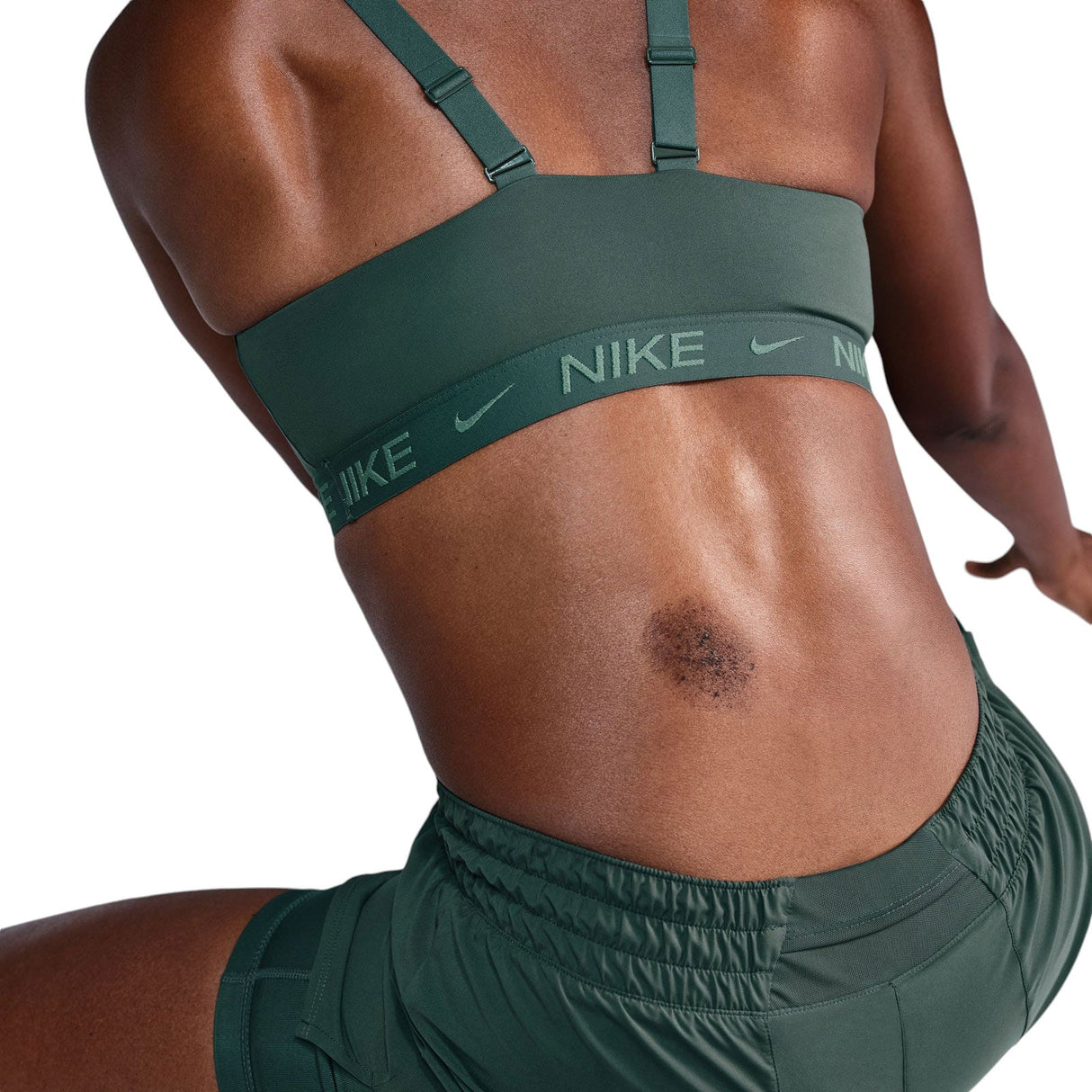 Nike DF Indy Med Womens Bra Green