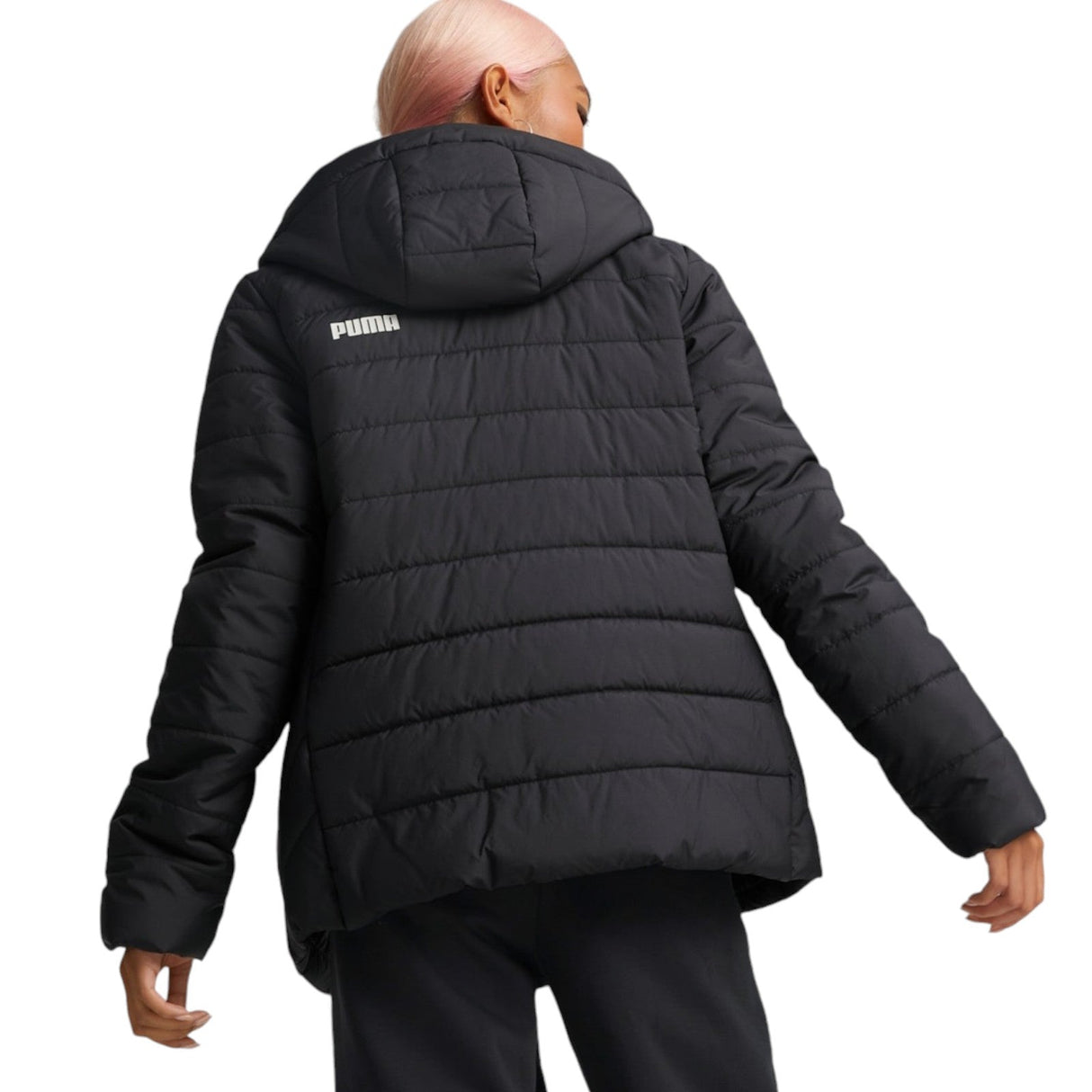 Puma Ess Hooded Padded Wmn Jacket Black