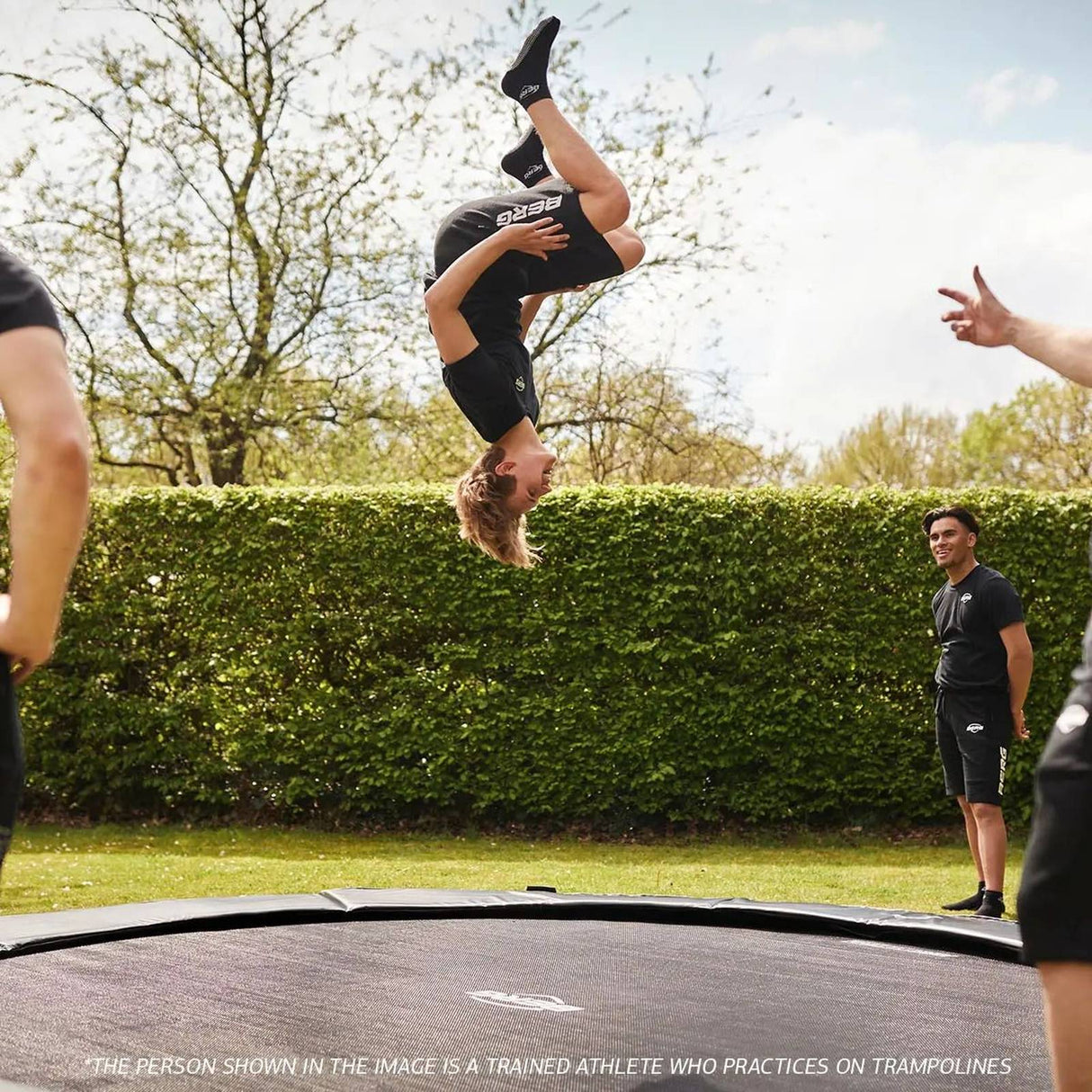 BERG SPORTS Champion FlatGround 430 Trampoline Grey