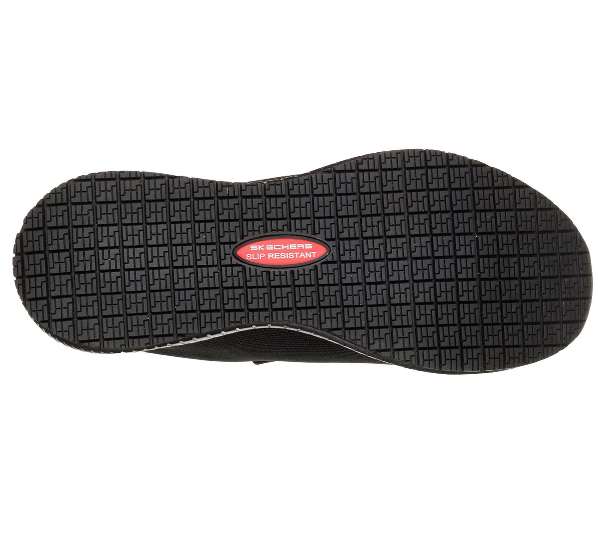 Skechers Slip On Work Shoe BLACK