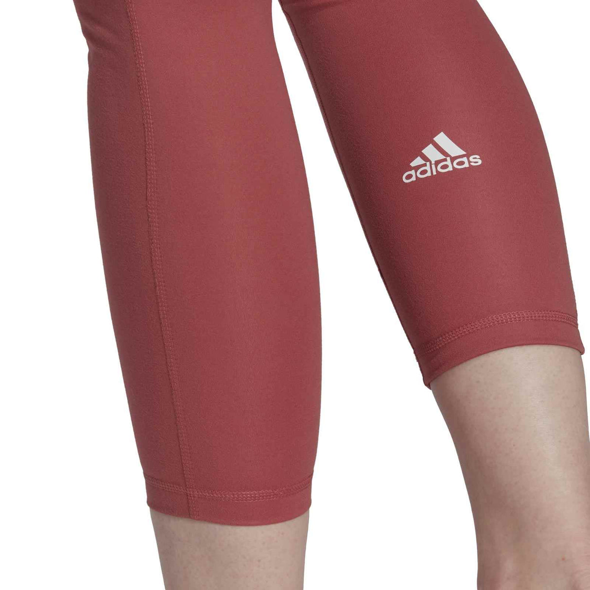 adidas Womens YO Essential 7/8 Tight Red