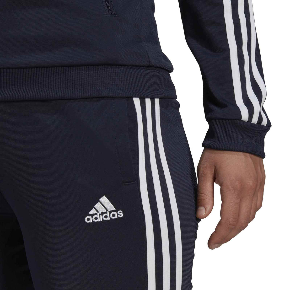 adidas Womens 3s Tracksuit TS Navy