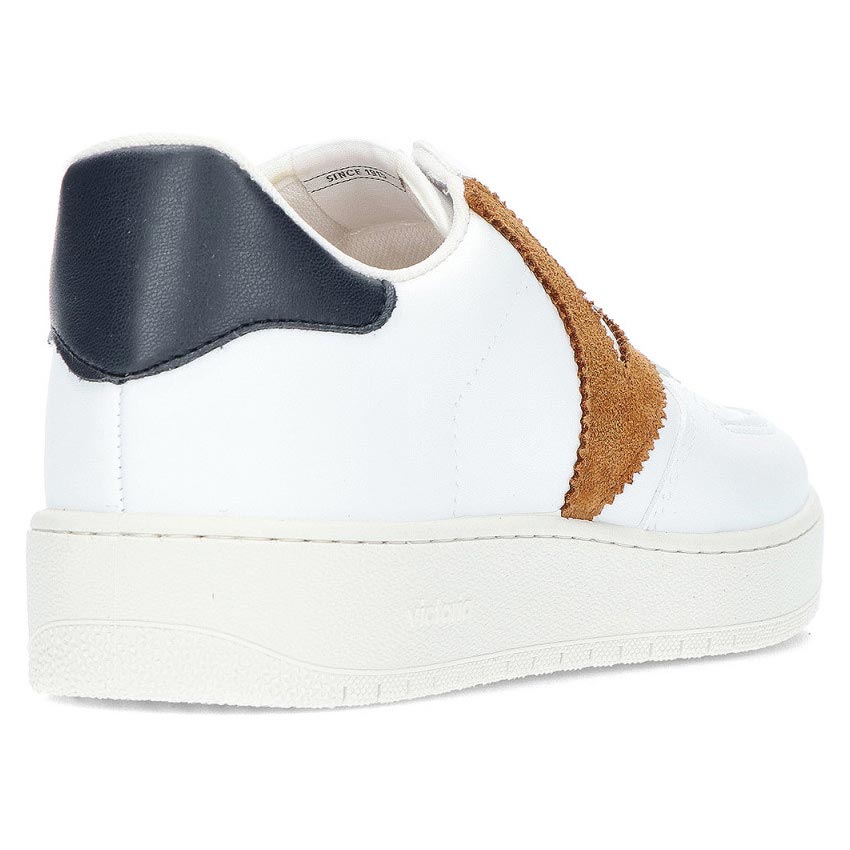 Victoria Faux Leather Sneaker Uni Wht/Or