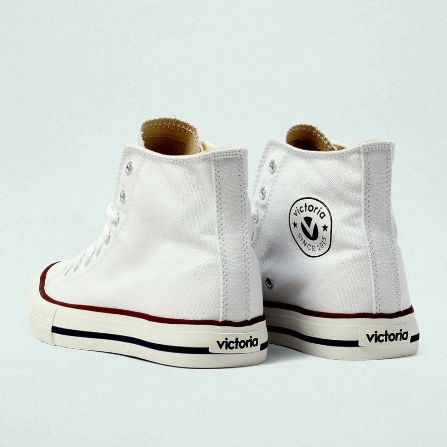 Victoria Canvas Hi-Top Jnr Uni White