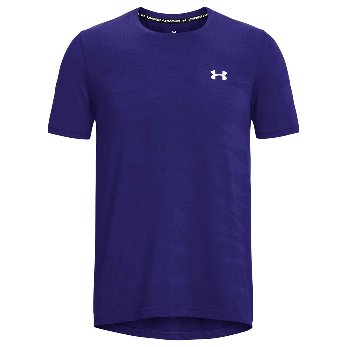 UA Mens Seamless Wave SS Tee Blue