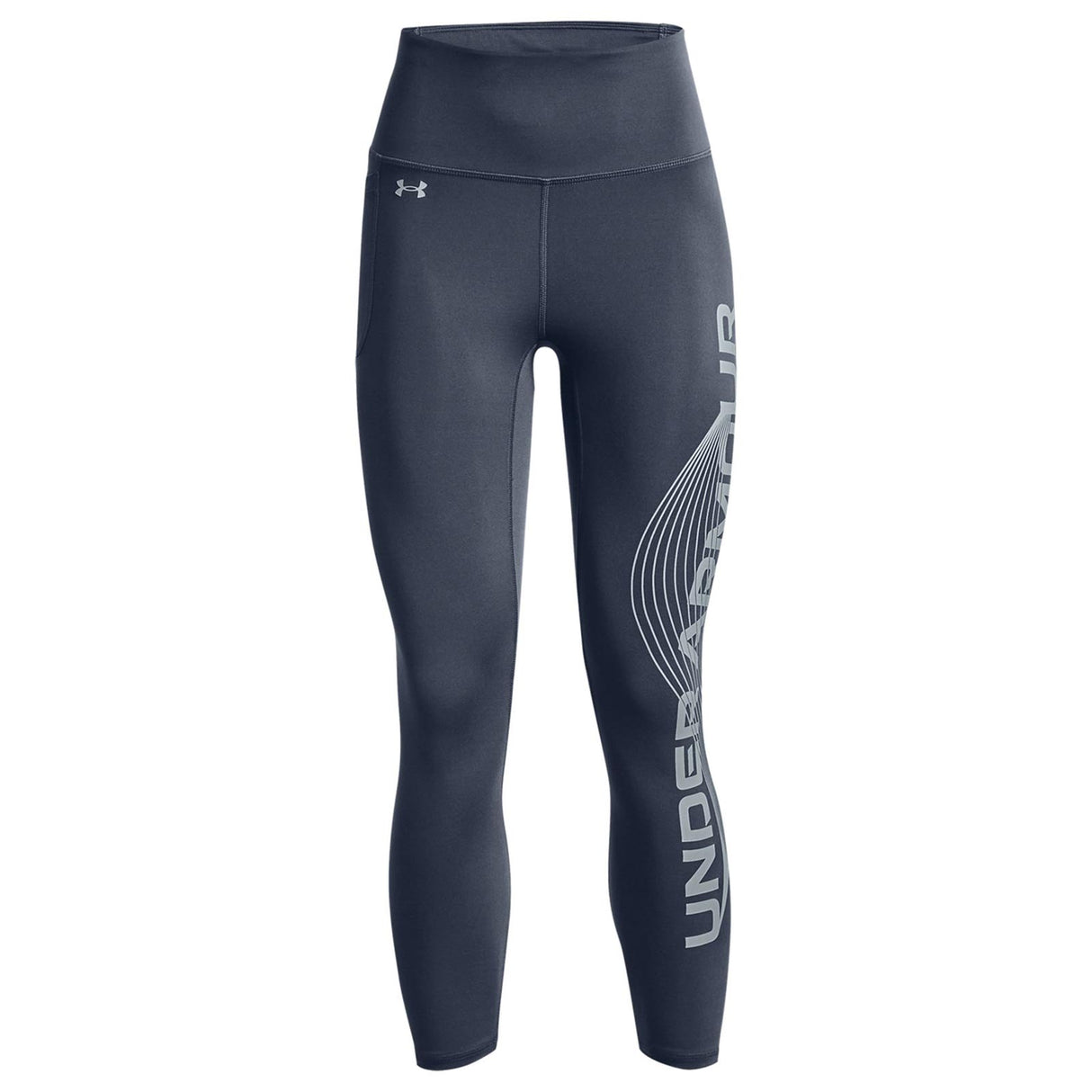 UA Womens Motion Ankle Leg Branded Grey