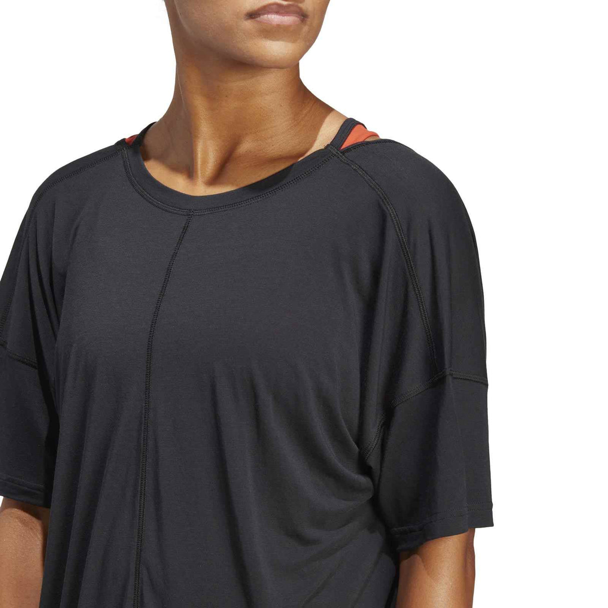 adidas Womens YGA ST O Tee Black