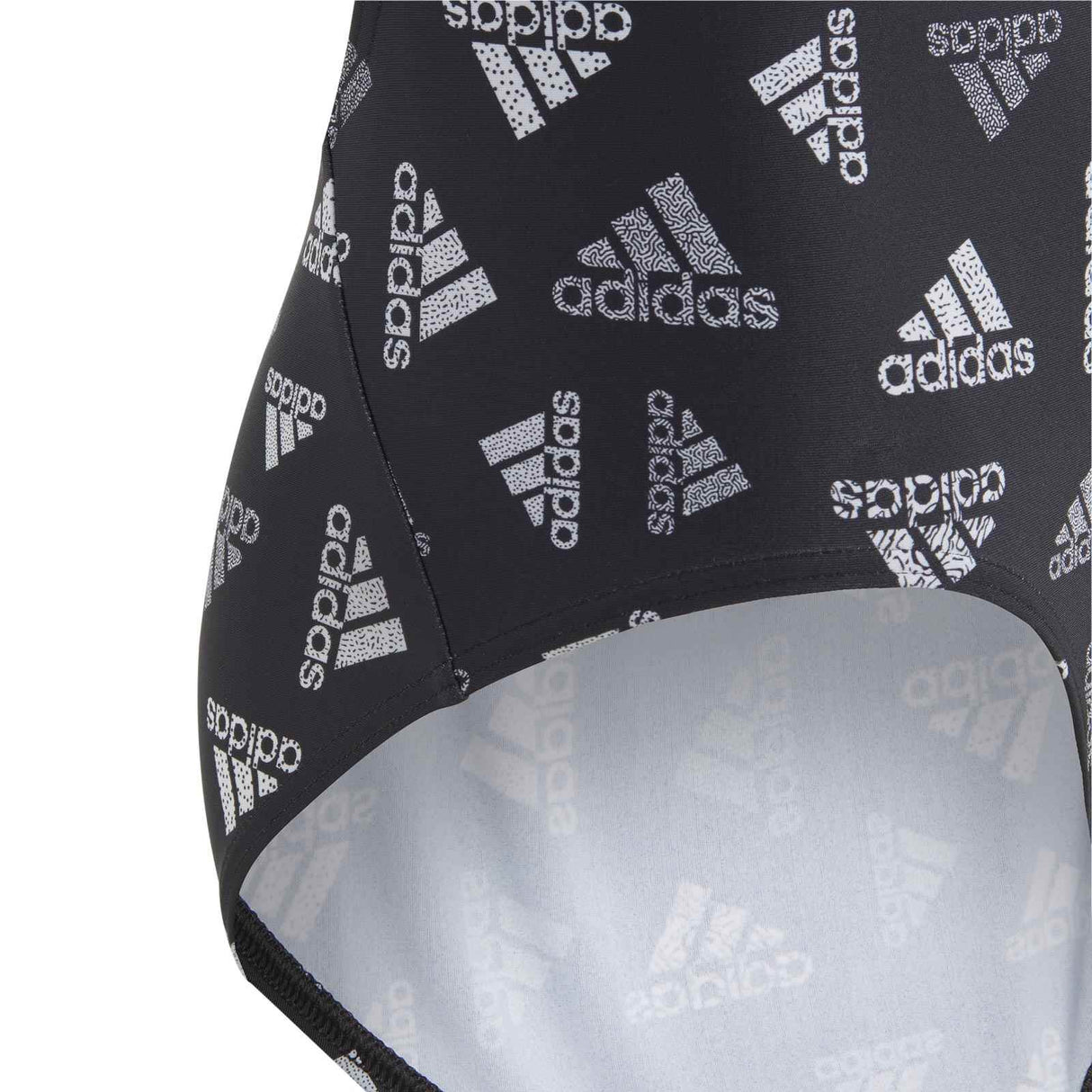 adidas Logo Swimsuit Black