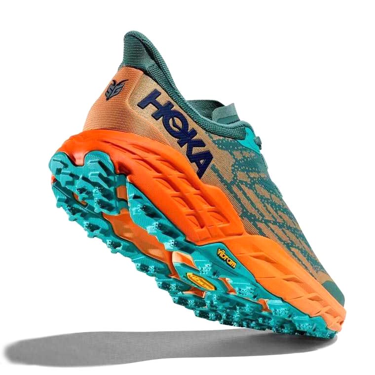 Hoka Speedgoat 5 Mens Green/Orange