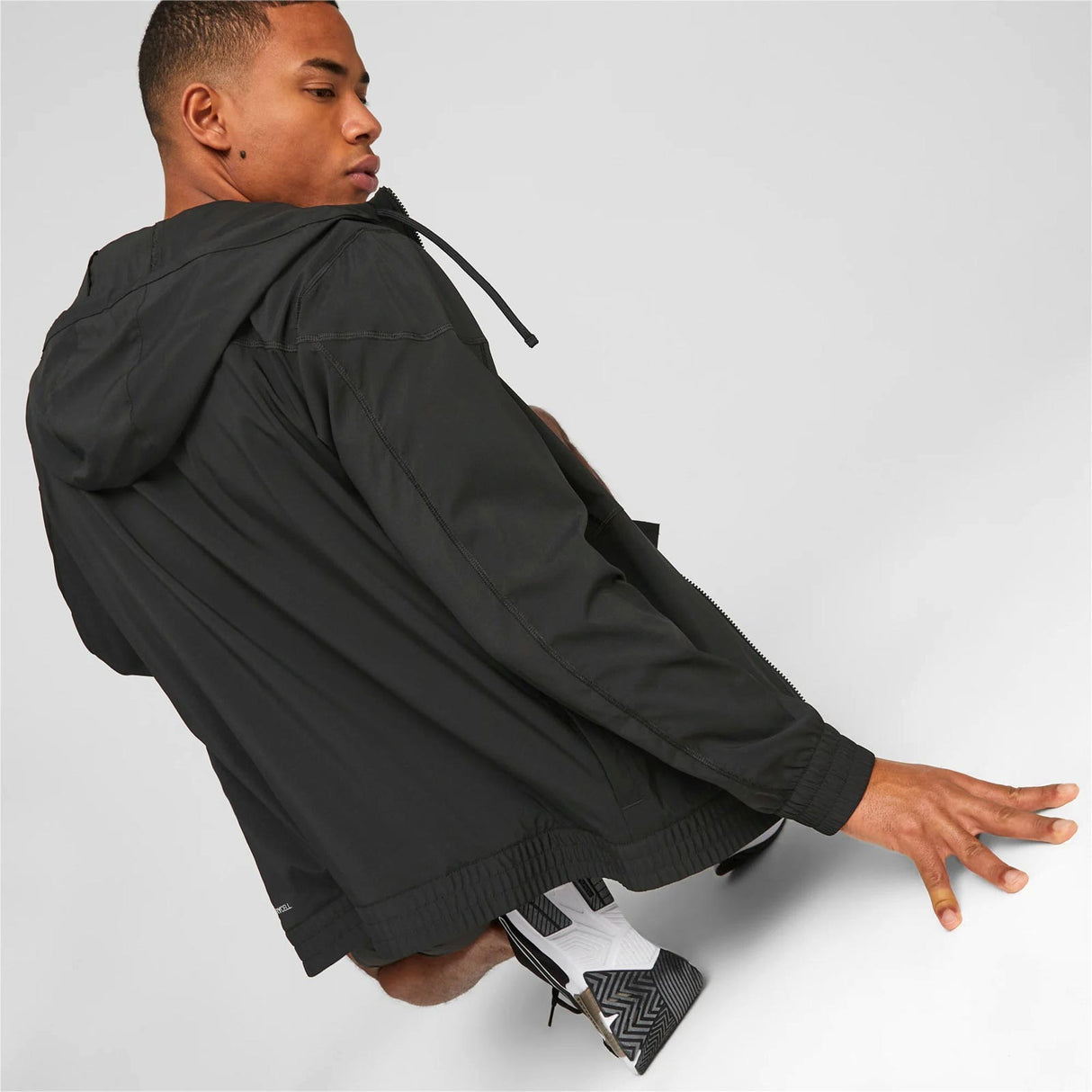 Puma Men's Fit Woven Jacket Blk