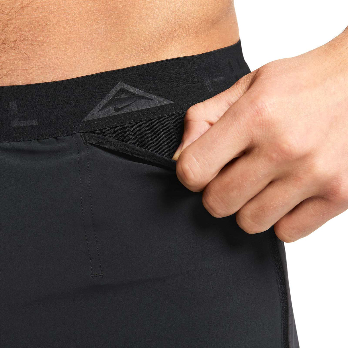 Nike Mens DF Trail Short 5IN Black