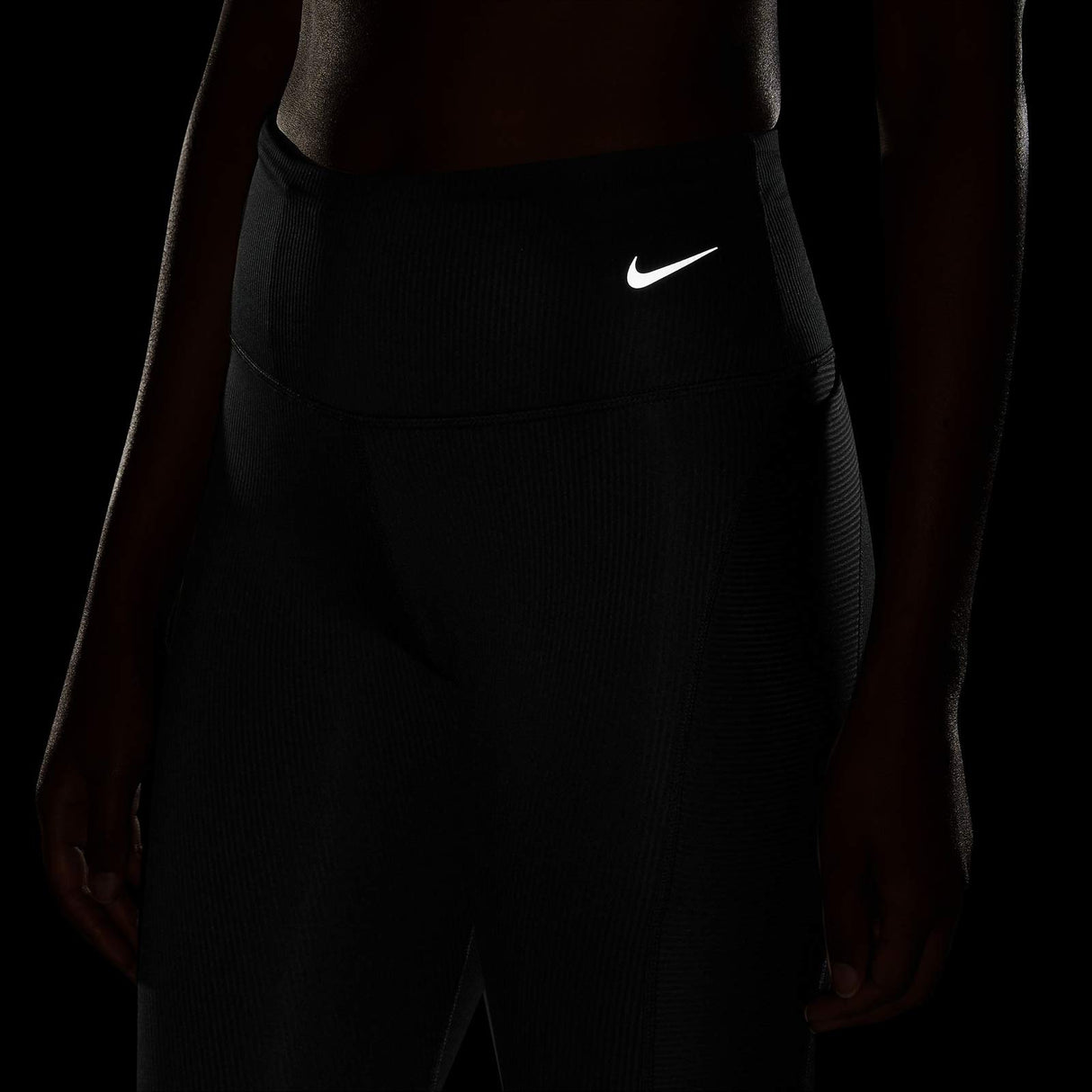 Nike Wmns DF Fast MR 7/8 Tight NV Black