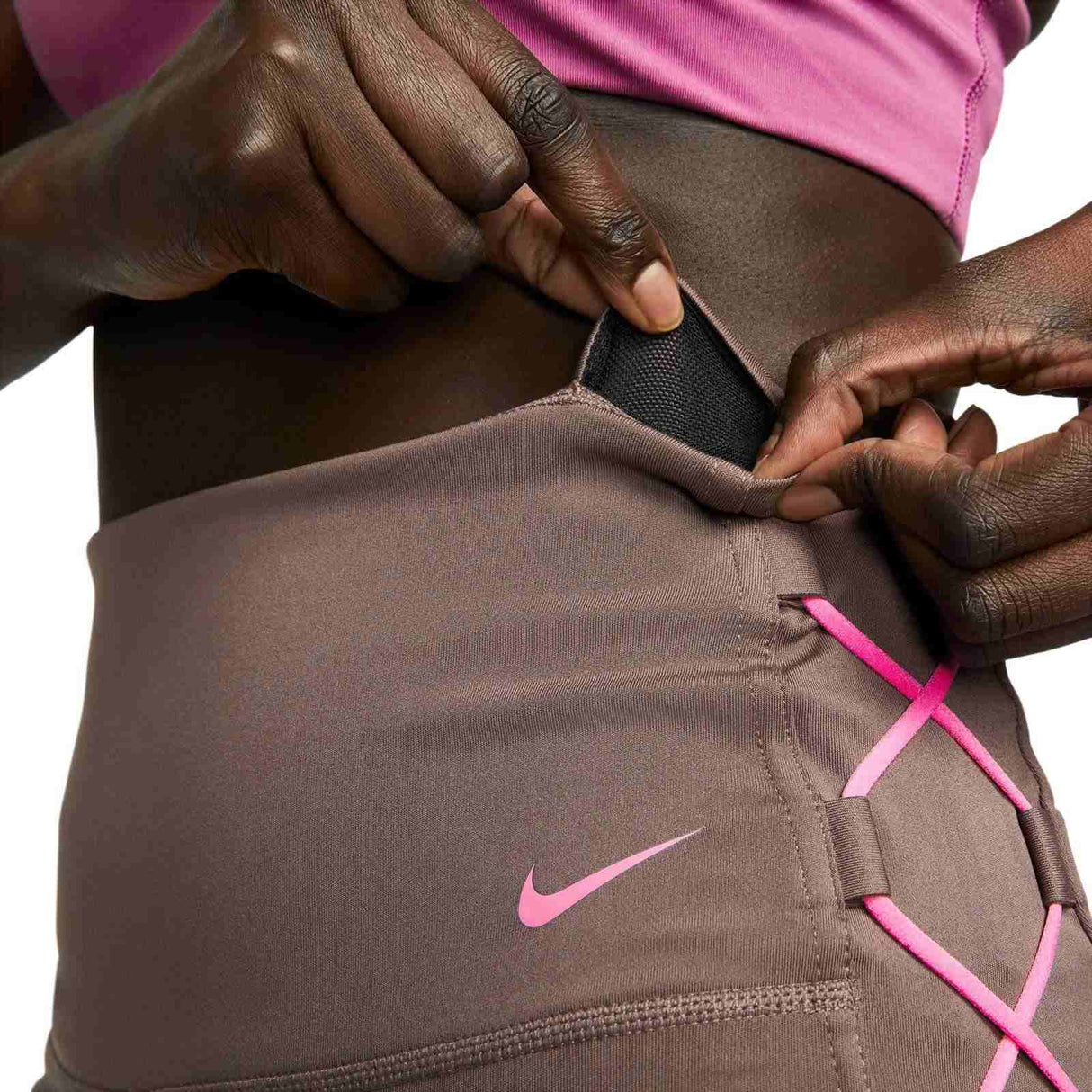 Nike Wmns One DF HR 7/8 Tight Nvlty Prpl