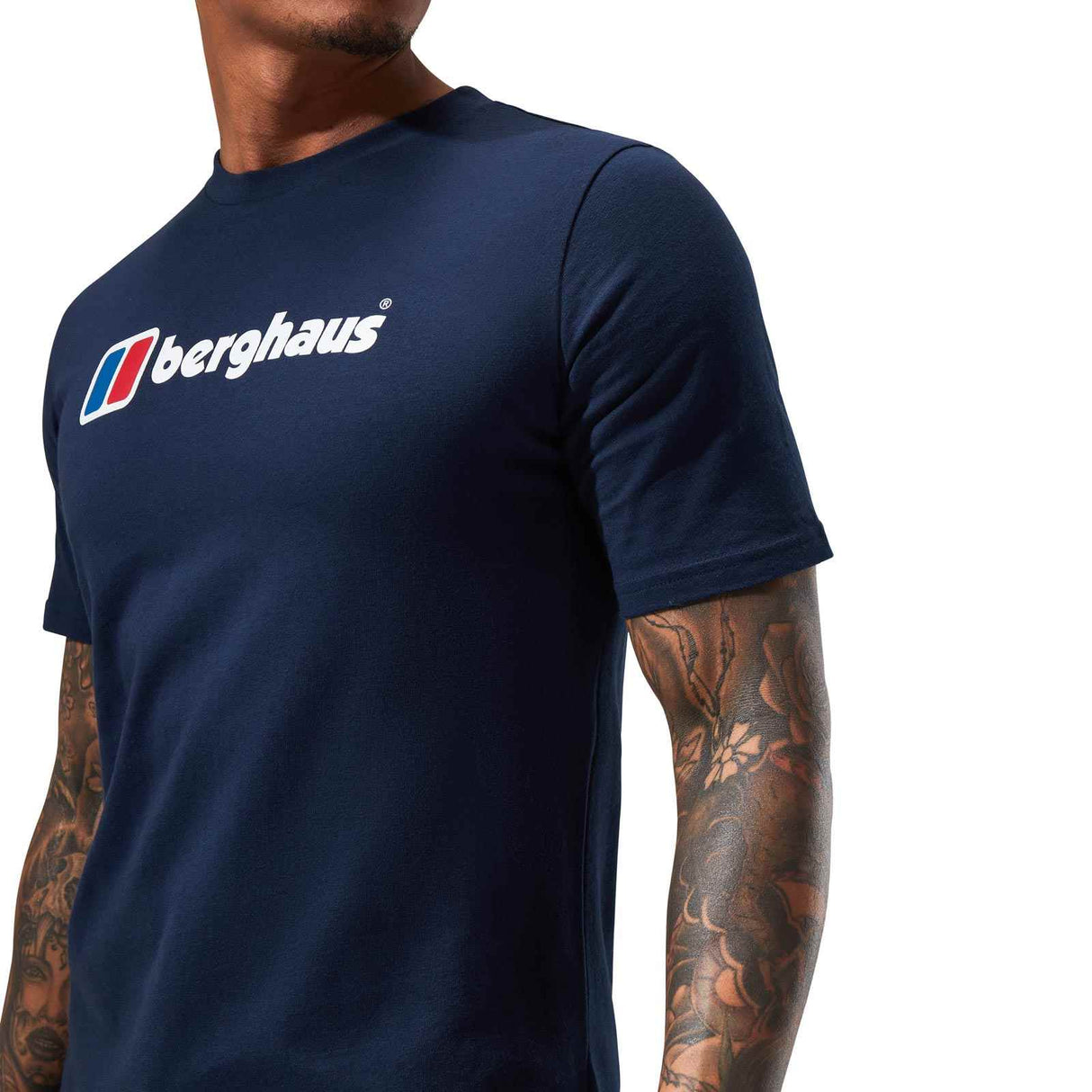 Berghaus Mens Organic Big C L Tee Navy