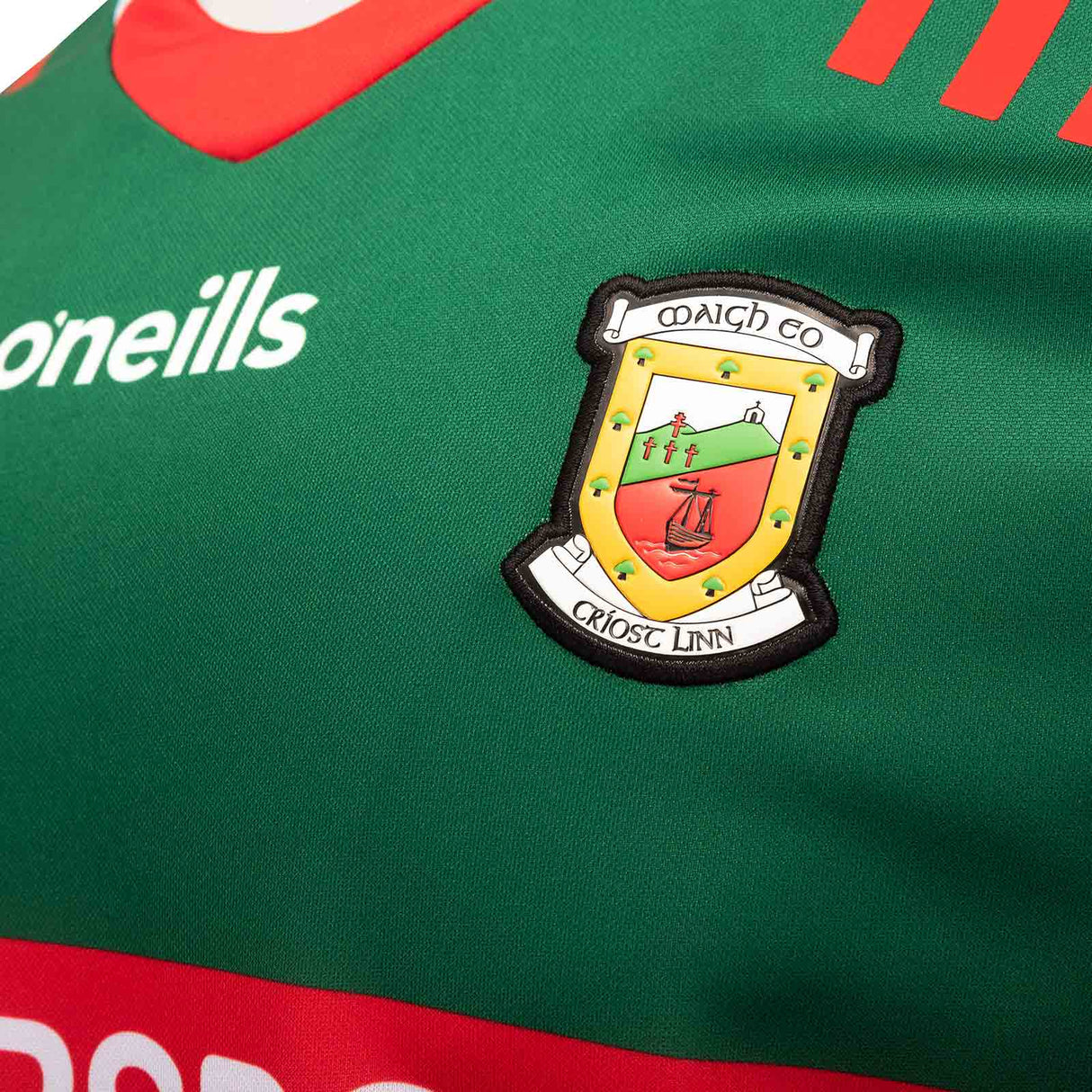 O'Neills Mayo 23 Home Wmns Fit Jersey Gn