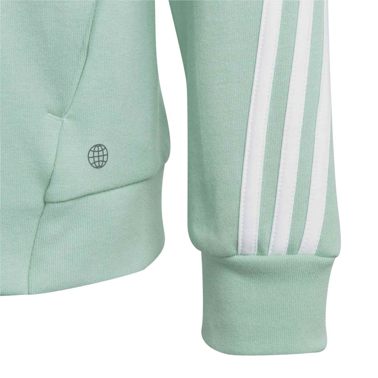 adidas Kids FI 3S FZ Hoodie Green