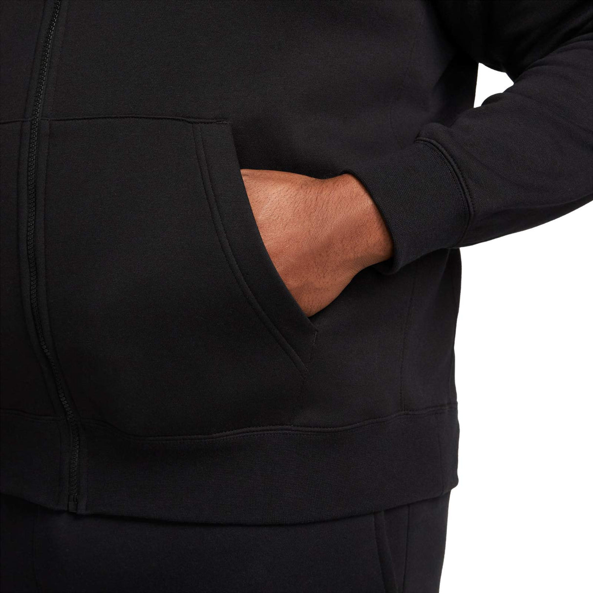 Nike Mens Sportswear Fleece FZ Hoody Blk