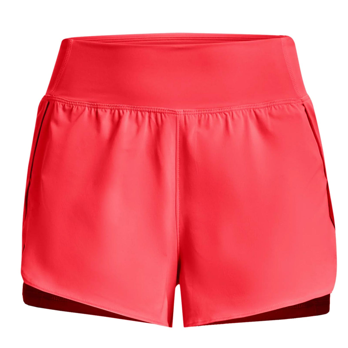 UA Womens Flex Woven 2-in-1 Short Pink