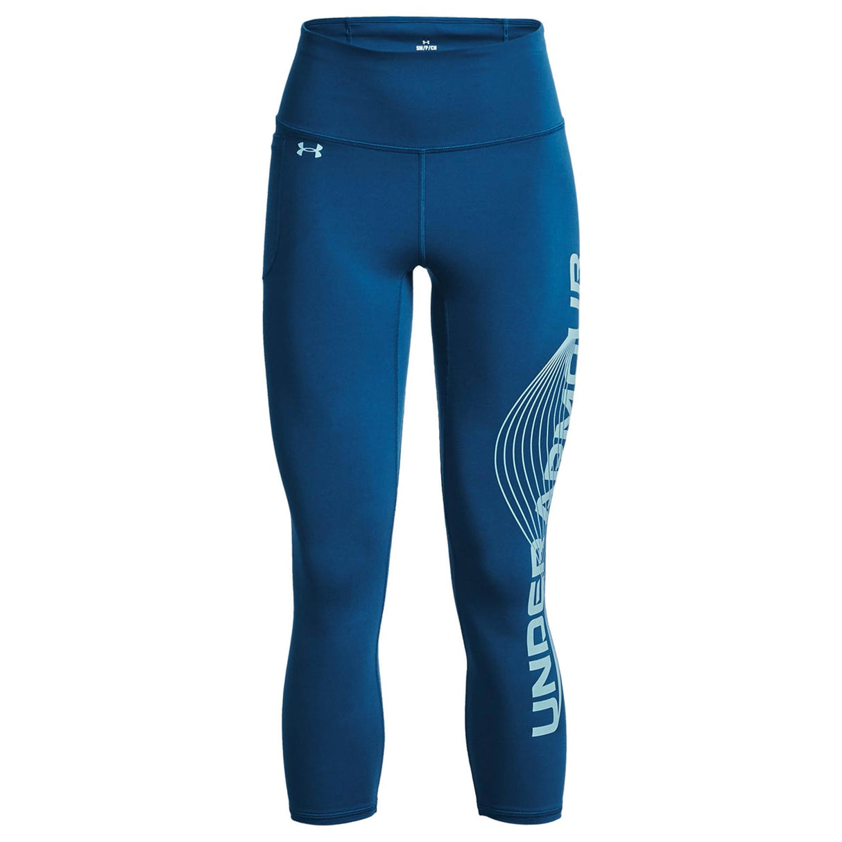 UA Womens Motion Ankle Leg Tight Blue