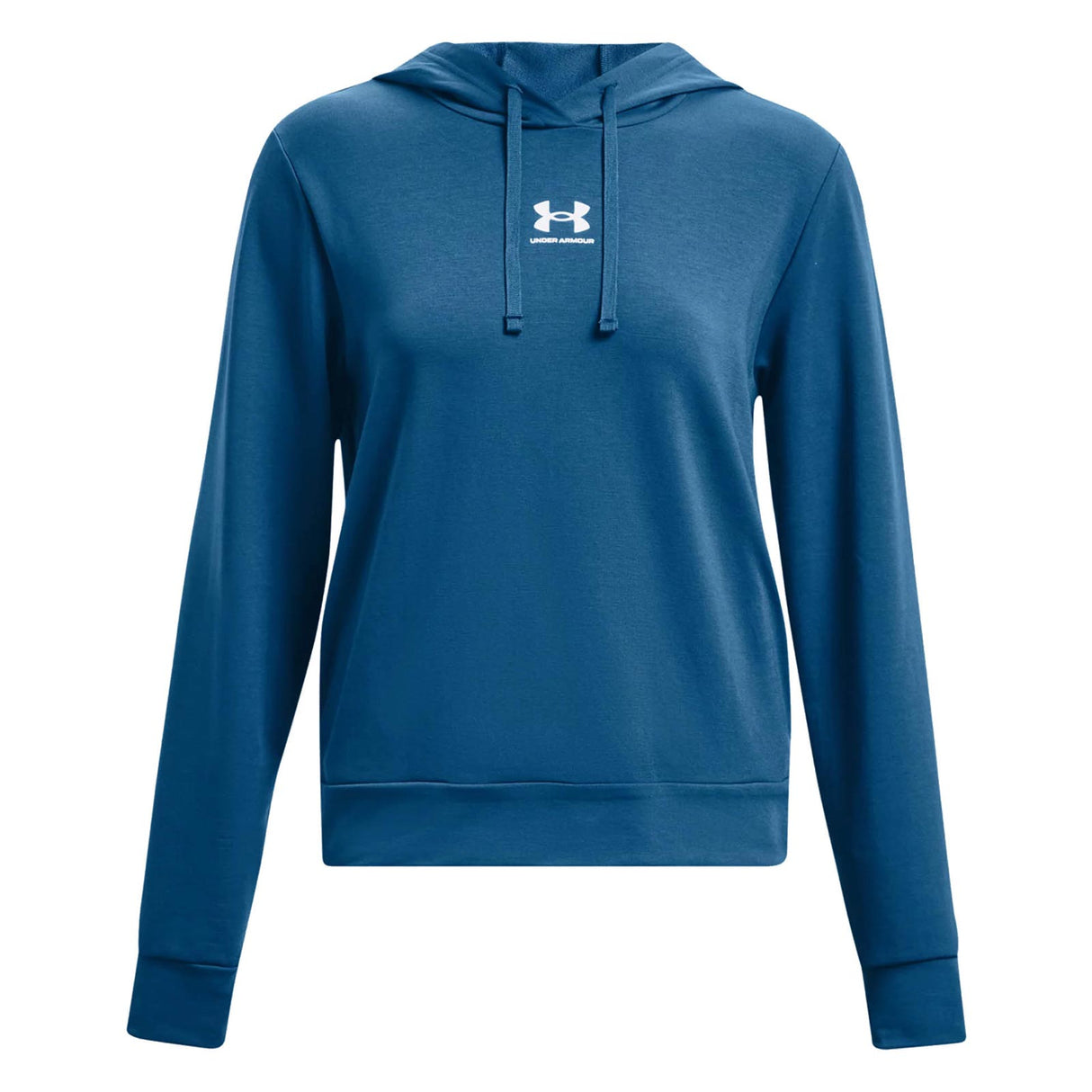 UA Womens Rival Terry Hoodie Blue