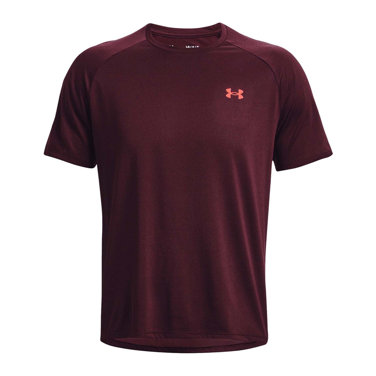 UA Mens Tech 2.0 SS Tee Novelty Maroon