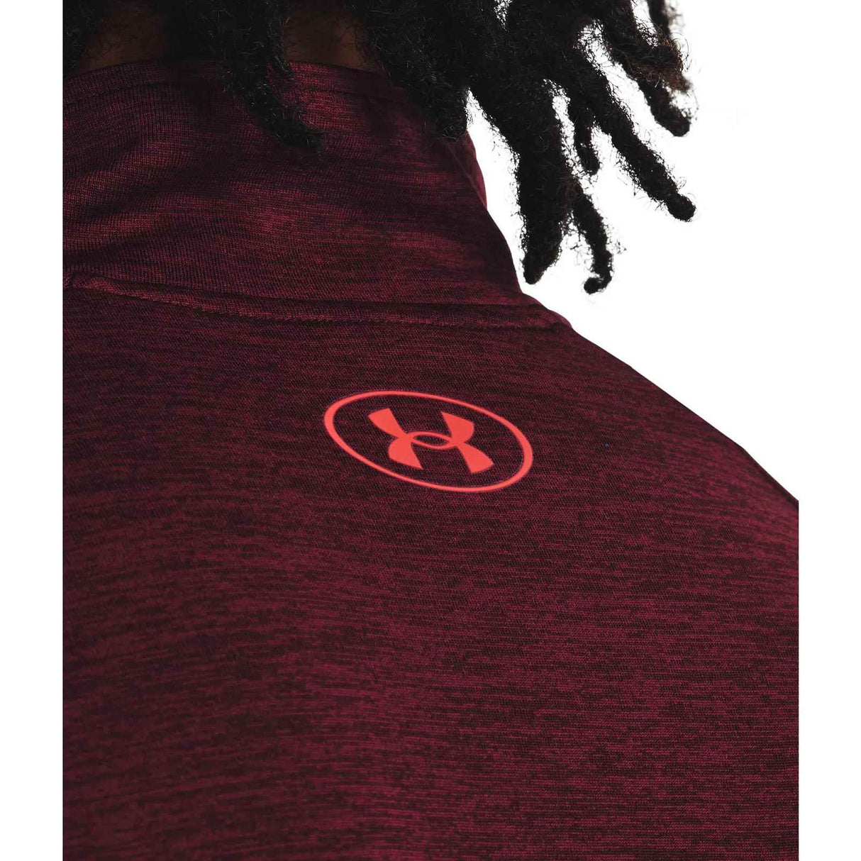 UA Mens Tech 2.0 Half Zip Maroon