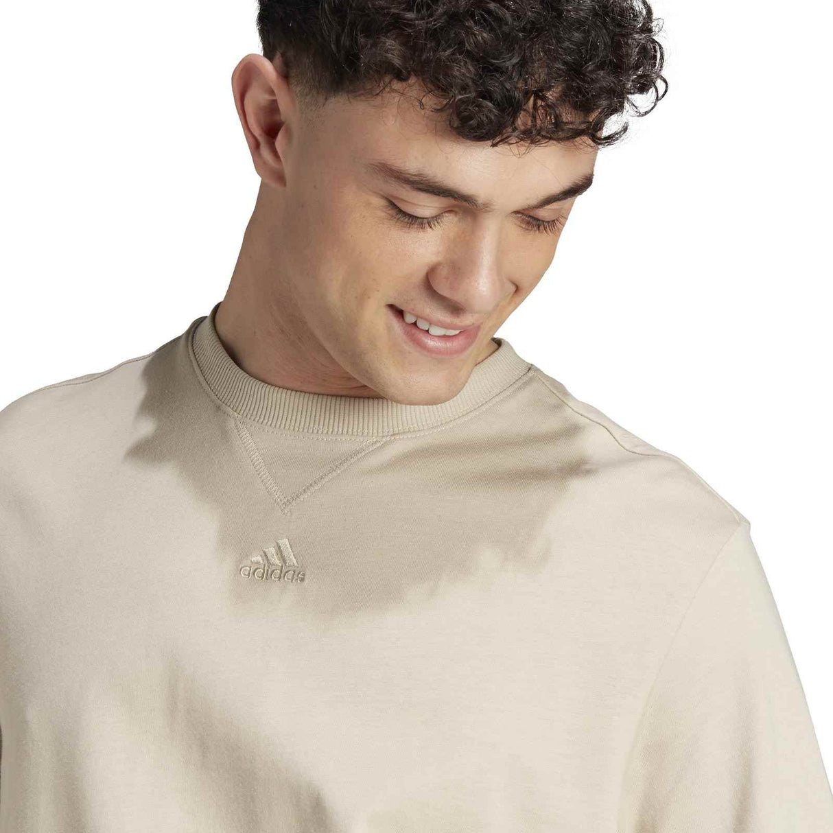 adidas Mens ALL SZN Tee Beige
