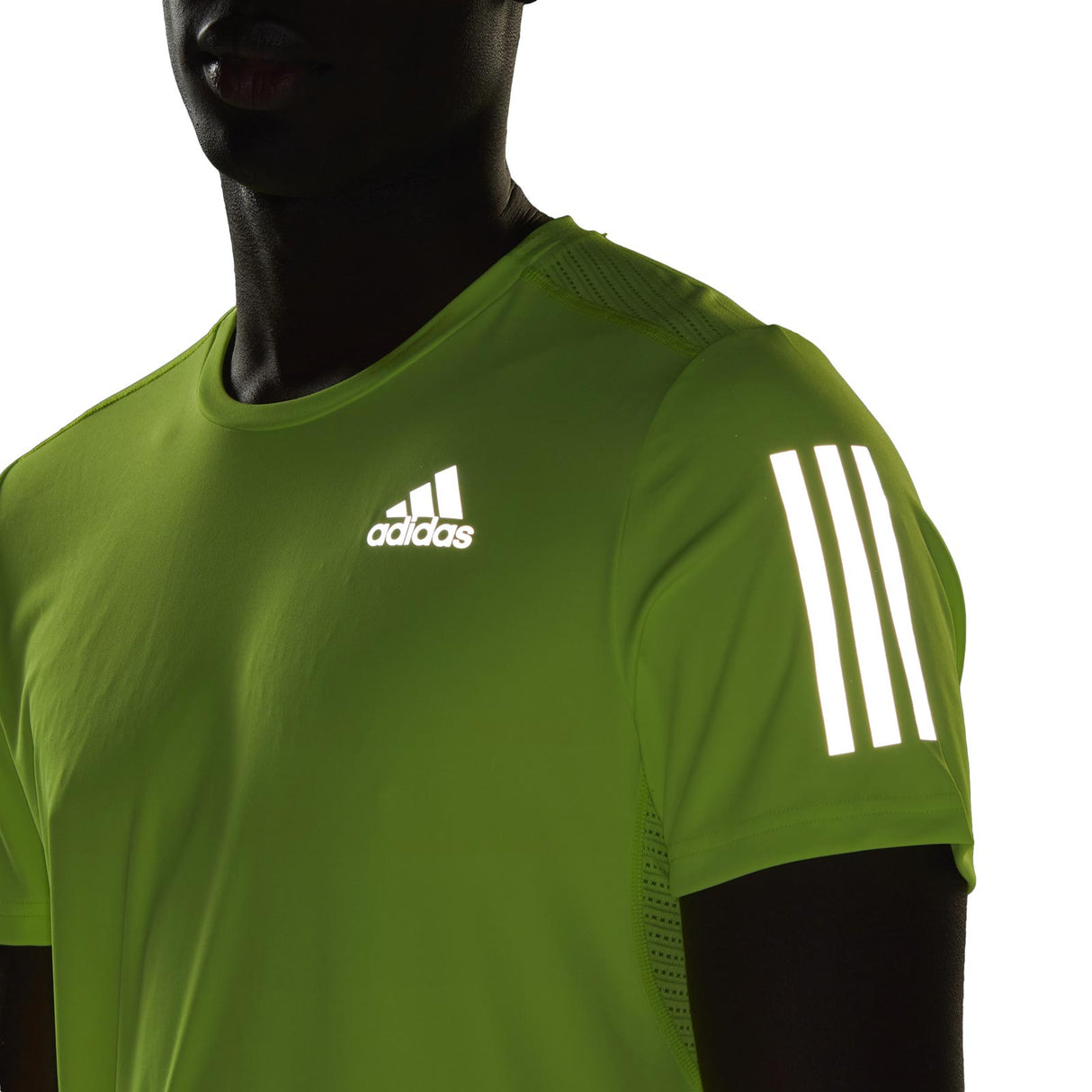adidas Mens Own The Run Tee Yellow