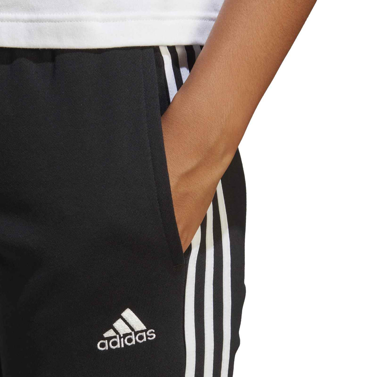 adidas Womens 3S FT CF Pant Black